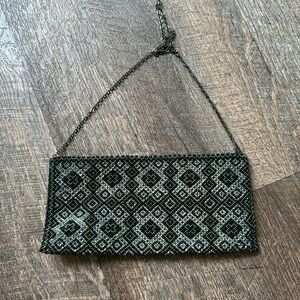 Beaded little shoulder bag